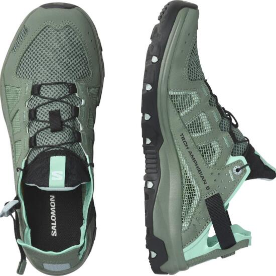 Salomon TECHAMPHIBIAN 5 W Yeşil Kadın Outdoor Ayakkabı - 8