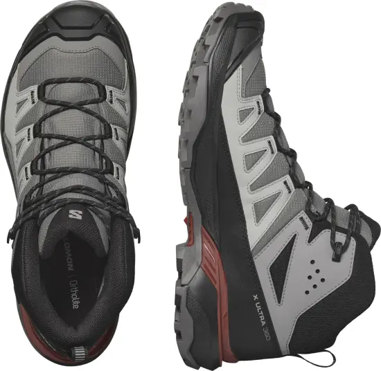 Salomon X Ultra 360 Mid GTX Gri Erkek Bot - 6