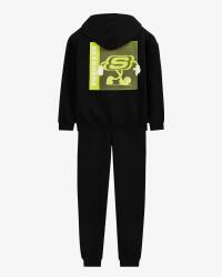 Skechers B Heavy Weight Fleece Suit Track Suit SİYAH Çocuk Eşofman Takımı - 4