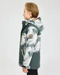 Skechers B Outerwear Padded Jacket Gri Çocuk Mont - 3