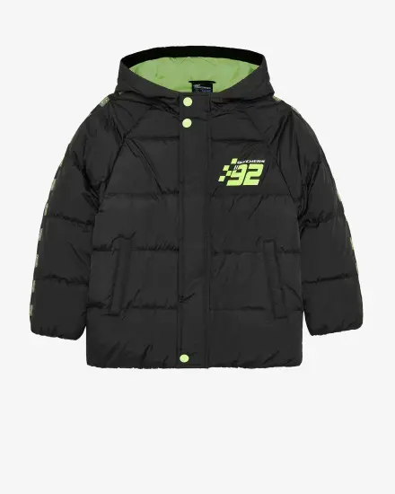 Skechers B Outerwear Padded Jacket SİYAH Çocuk Mont - 1