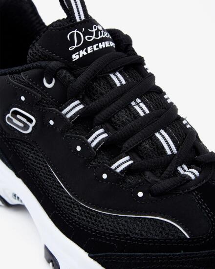 Skechers DLITES-MARCH FORWARD Siyah-Beyaz Kadın Sneaker Ayakkabı - 7