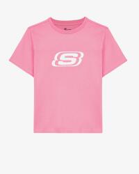 Skechers Essential G Short Sleeve T-Shirt Pembe Çocuk Tshirt - 7