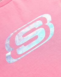 Skechers Essential G Short Sleeve T-Shirt Pembe Çocuk Tshirt - 8