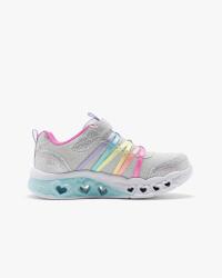 Skechers FLUTTER HEART LİGHTS Gri Çocuk Günlük Ayakkabı - 2