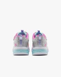 Skechers FLUTTER HEART LİGHTS Gri Çocuk Günlük Ayakkabı - 5