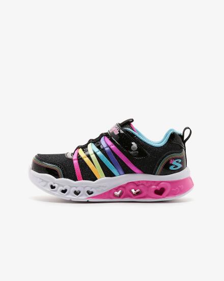 Skechers FLUTTER HEART LİGHTS SİYAH Çocuk Günlük Ayakkabı - 1