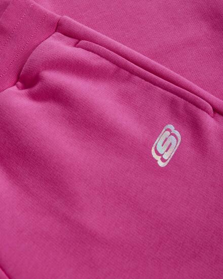 Skechers G LW Fleece Jogger Sweatpant Pembe Çocuk Eşofman Altı - 4