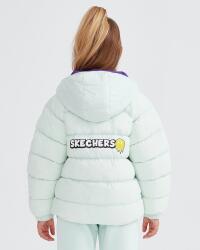 Skechers G Outerwear Reversible Coated Jacket Mor Çocuk Mont - 6