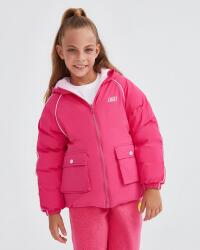 Skechers G Outerwear Reversible Coated Jacket Pembe Çocuk Mont - 4