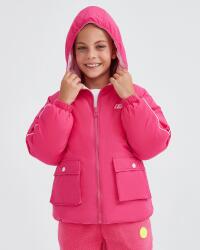 Skechers G Outerwear Reversible Coated Jacket Pembe Çocuk Mont - 6