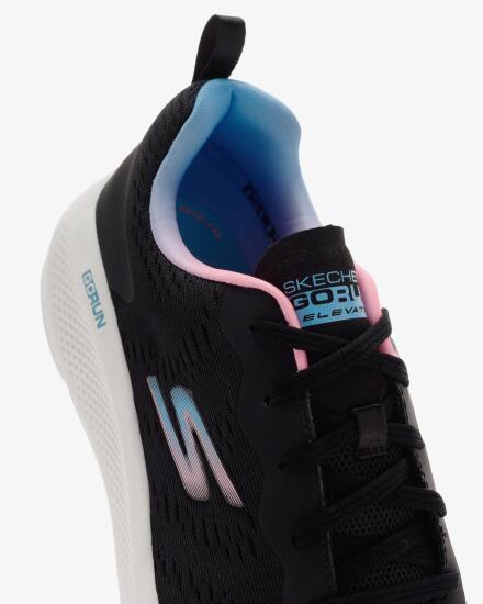 Skechers GO RUN ELEVATE - DOUBLE TİME SİYAH Kadın Koşu Ayakkabısı - 9