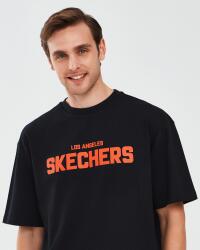 Skechers Graphic T-Shirt M Short Sleeve SİYAH Erkek Tshirt - 5