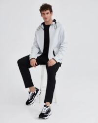 Skechers M 2XI-Lock Full Zip Hoodie Sweatshirt Gri Erkek Sweatshirt - 2