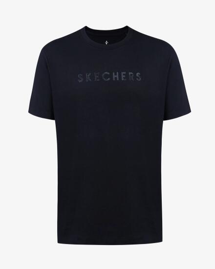 Skechers M Camo Logo T-Shirt SİYAH Erkek Tshirt - 1