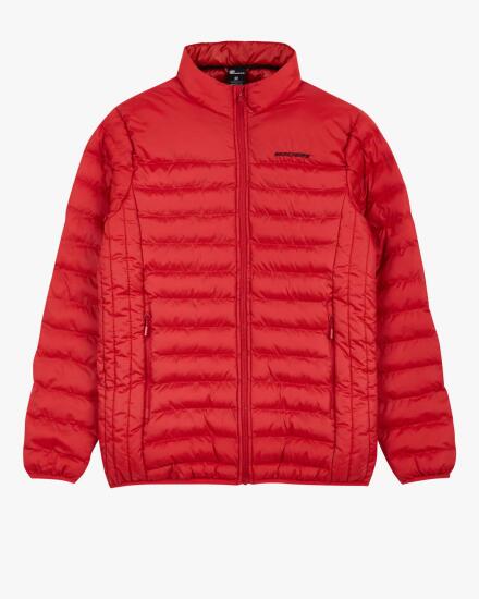 Skechers M Essential Turtle Neck Jacket KIRMIZI Erkek Mont - 1