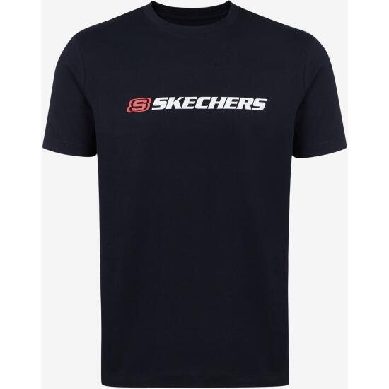 Skechers M Graphic Tee Big Logo T-Shirt SİYAH Erkek Tshirt S212956-001 - 3