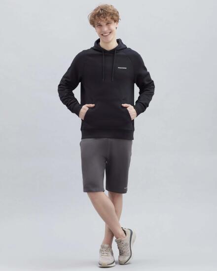 Skechers M New Basics Hoodie SİYAH Erkek Sweatshirt - 1