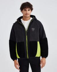 Skechers M Outdoor Fleece Full Zip Sherpa SİYAH Erkek Polar - 1