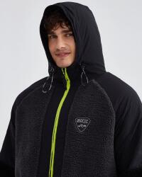 Skechers M Outdoor Fleece Full Zip Sherpa SİYAH Erkek Polar - 7