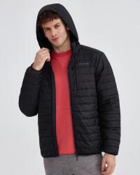 Skechers M Panel Turtle Neck Jacket SİYAH Erkek Mont - 5