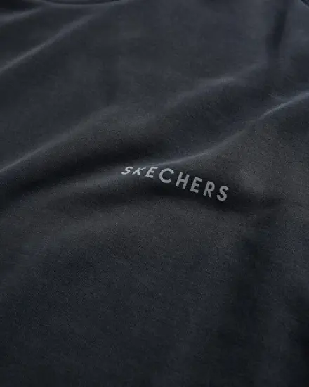 Skechers M Soft Touch Crew Neck Sweatshirt SİYAH Erkek Sweatshirt - 4