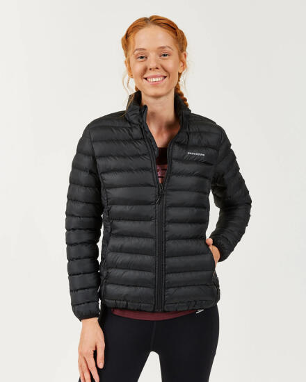 Skechers Outerwear W Lighweight Jacket SİYAH Kadın Mont S202720-001 - 1