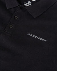 Skechers Polo M Short Sleeve Polo SİYAH Erkek Polo Tshirt - 5