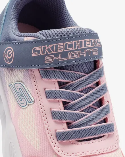 Skechers SKECHERS SOLA GLOW - OMBRE DELUXE Gri Çocuk Günlük Ayakkabı - 7