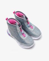 Skechers SWEETHEART LİGHTS-HEART HUGGE Gri Çocuk Bot - 6