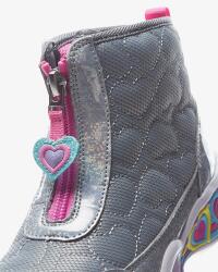 Skechers SWEETHEART LİGHTS-HEART HUGGE Gri Çocuk Bot - 8