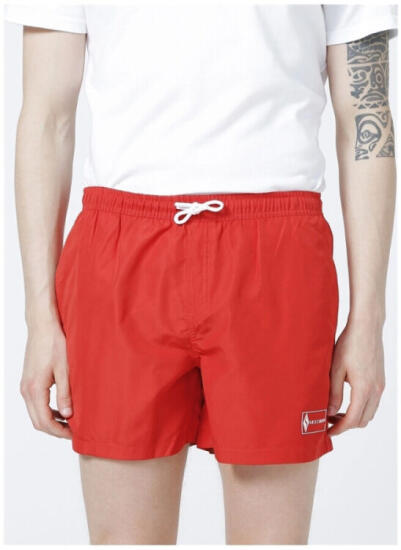 Skechers Swimwear M 5 inch Short KIRMIZI Erkek Mayo - 1