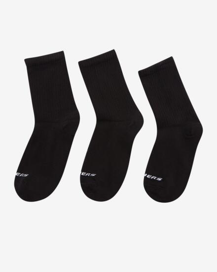 Skechers U 3 Pack Crew Cut Socks SİYAH Erkek Çorap S212283-001 - 2