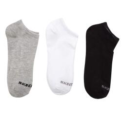 Skechers U 3 Pack No Show Socks Renkli Unisex Çorap - 3