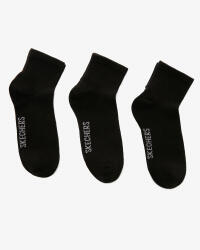 Skechers U SKX NoPad Mid Cut Socks 3 Pack SİYAH Erkek Çorap S192139-001 - 1