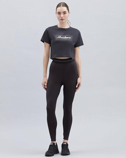 Skechers W Belt Detail Legging SİYAH Kadın Tayt S212197-001 - 2