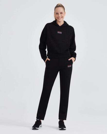 Skechers W Essential Regular Sweatpant SİYAH Eşofman Altı Kadın - 4