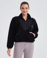 Skechers W Outdoor Fleece Half Zip Sherpa SİYAH Kadın Polar - 5