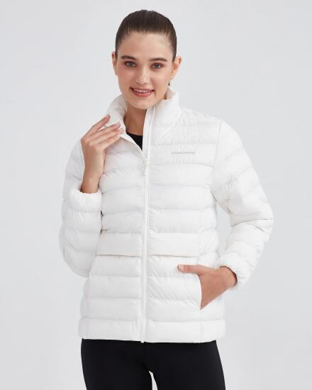 Skechers W Outerwear Pop Up Detailed Padded Jacket BEYAZ Kadın Mont - 3