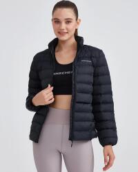 Skechers W Outerwear Pop Up Detailed Padded Jacket SİYAH Kadın Mont - 5