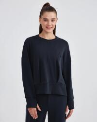 Skechers W Soft Touch Crew Neck Sweatshirt SİYAH Kadın Sweatshirt - 5