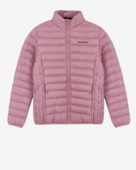 Skechers W Turtle Neck Essential Jacket Pembe Kadın Mont S212273-620 - 6