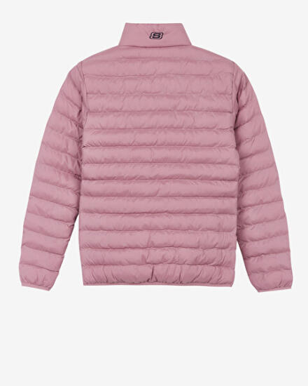 Skechers W Turtle Neck Essential Jacket Pembe Kadın Mont S212273-620 - 7