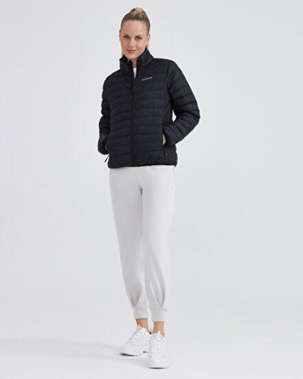 Skechers W Turtle Neck Essential Jacket SİYAH Kadın Mont S212273-001 - 2