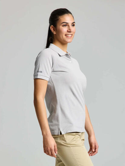 Slam DECK WS POLO SS Gri Kadın Polo Tshirt - 2