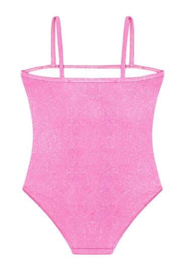 SlipStop Miss Swimsuit Pembe Çocuk Mayo - 2