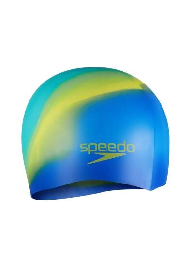 Speedo SPEEDO MULTI COLOUR SILC CAP JU Mavi Çocuk Bone - 1