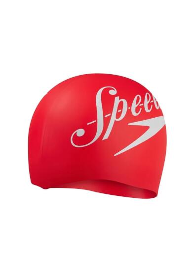 Speedo SPEEDO SLOGAN PRT CAP AU KIRMIZI Unisex Bone - 3