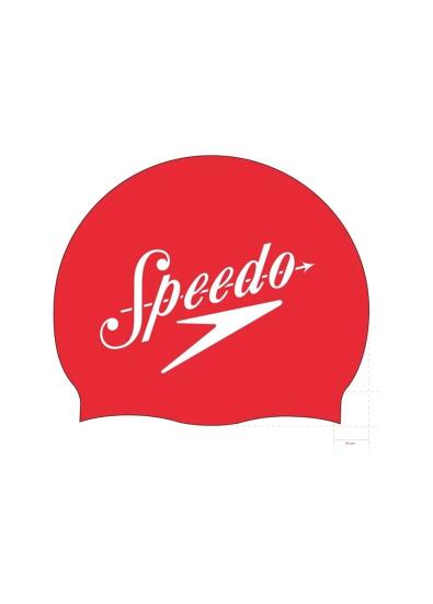 Speedo SPEEDO SLOGAN PRT CAP AU KIRMIZI Unisex Bone - 4