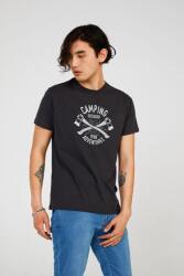 The Crow CAMPING TEE Antrasit Erkek Tshirt - 6